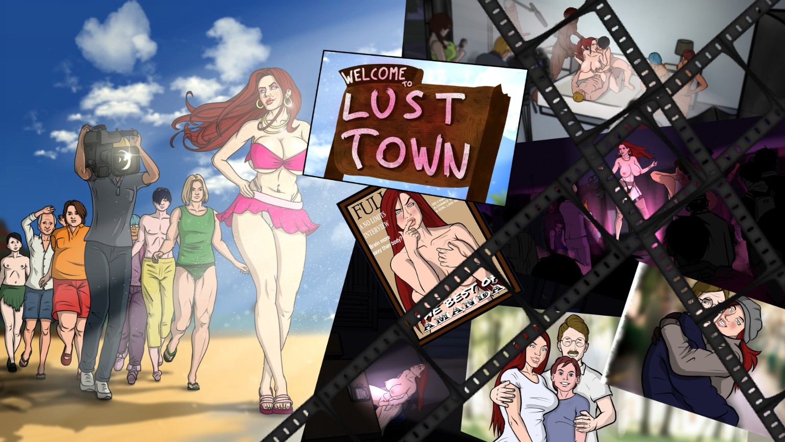 Lust Town, Amanda’s Road To Porn Apk Android Adult Game Latest Version Download Banner