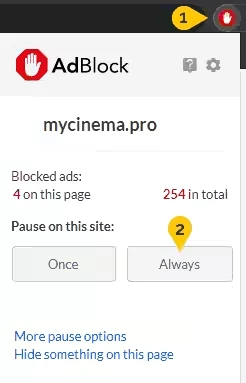 Whitelist Adblock